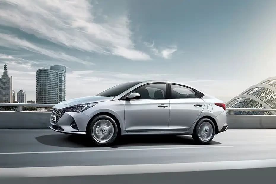 Hyundai Accent 2024 Left Side Front View Hyundai Accent 2024 Left Side Front View