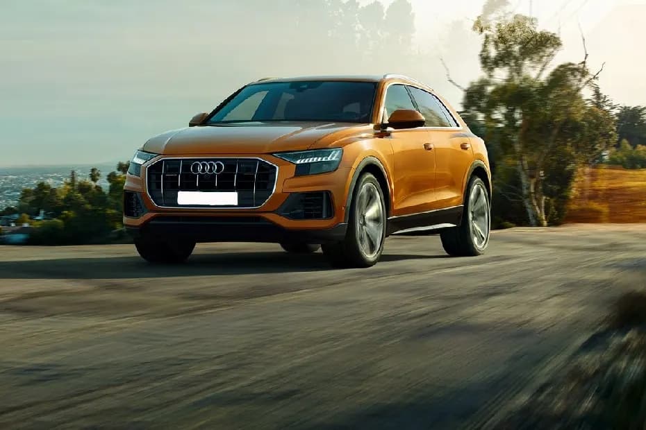Audi Q8 Left Side Front View Audi Q8 Left Side Front View