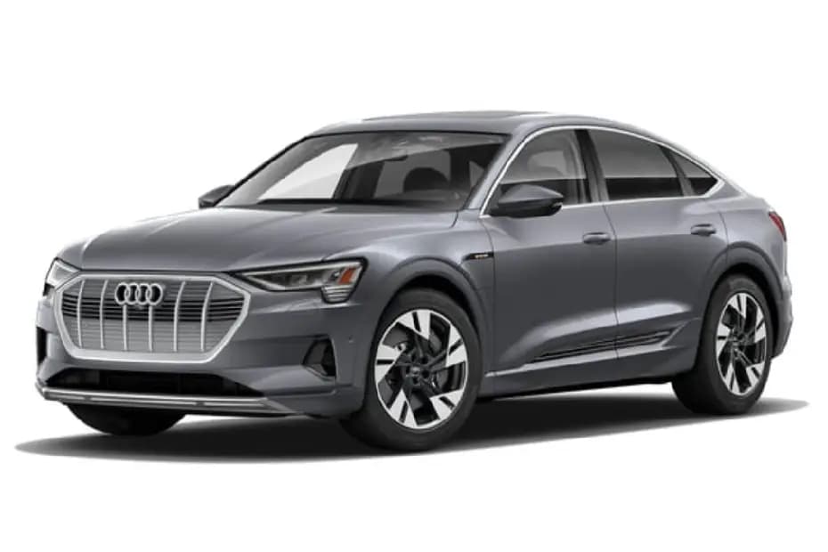 Audi E-tron Sportback Left Side Front View Audi E-tron Sportback Left Side Front View